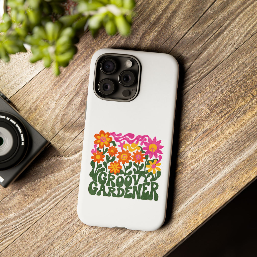 Groovy Gardener Phone Case - Retro Floral iPhone Cover