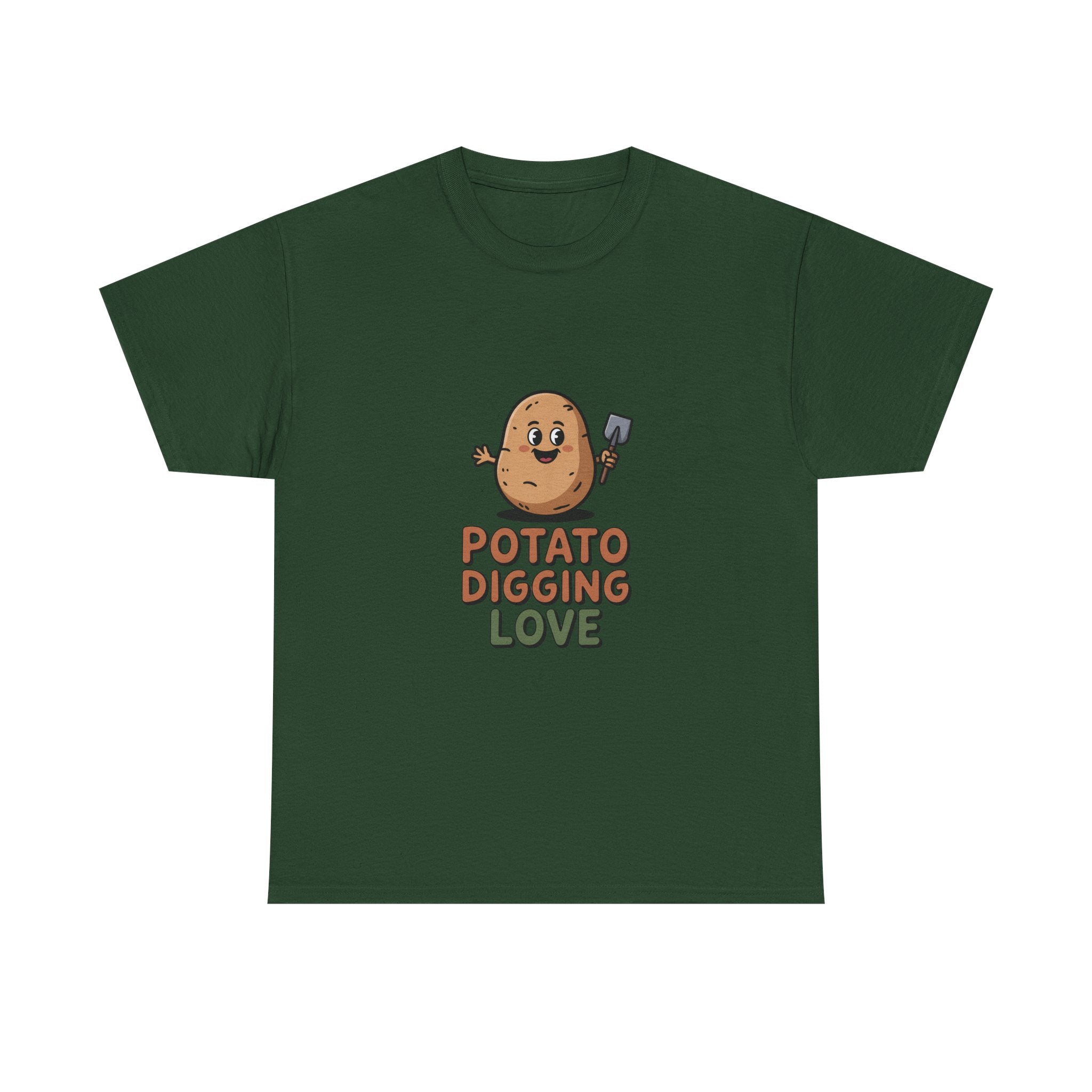 T-Shirt — "Potato Digging Love" Cute Gardening Veggie Tee