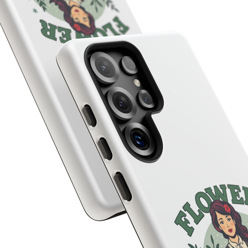 Phone Case - 'Flower Power' Retro Gardener Floral Protective Case