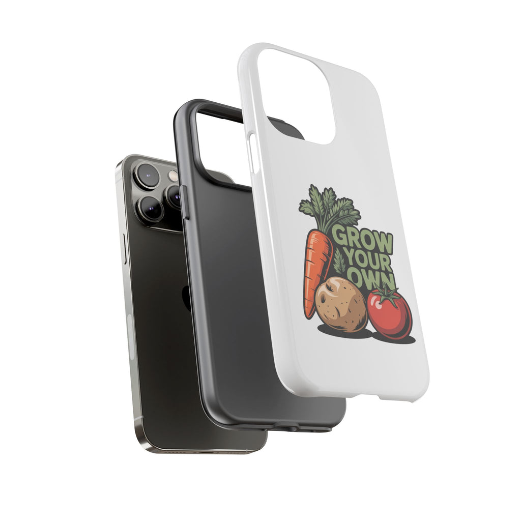 Grow Your Own Vegetables Phone Case — Gardening Carrot Potato Tomato Design