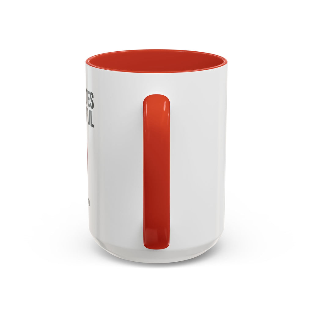 Accent Coffee Mug — "Ripe Tomatoes Are Beautiful" Audrey Hepburn Quote Mug