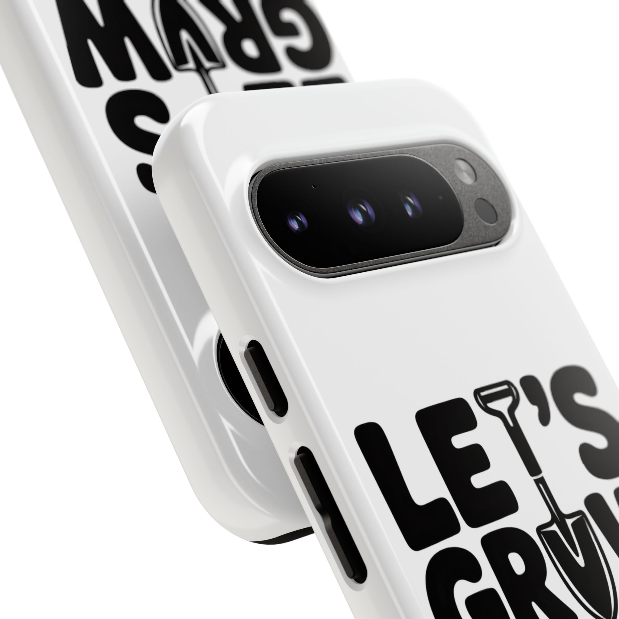 Phone Case - "Let's Grow Stuff" Gardening Shovel Design