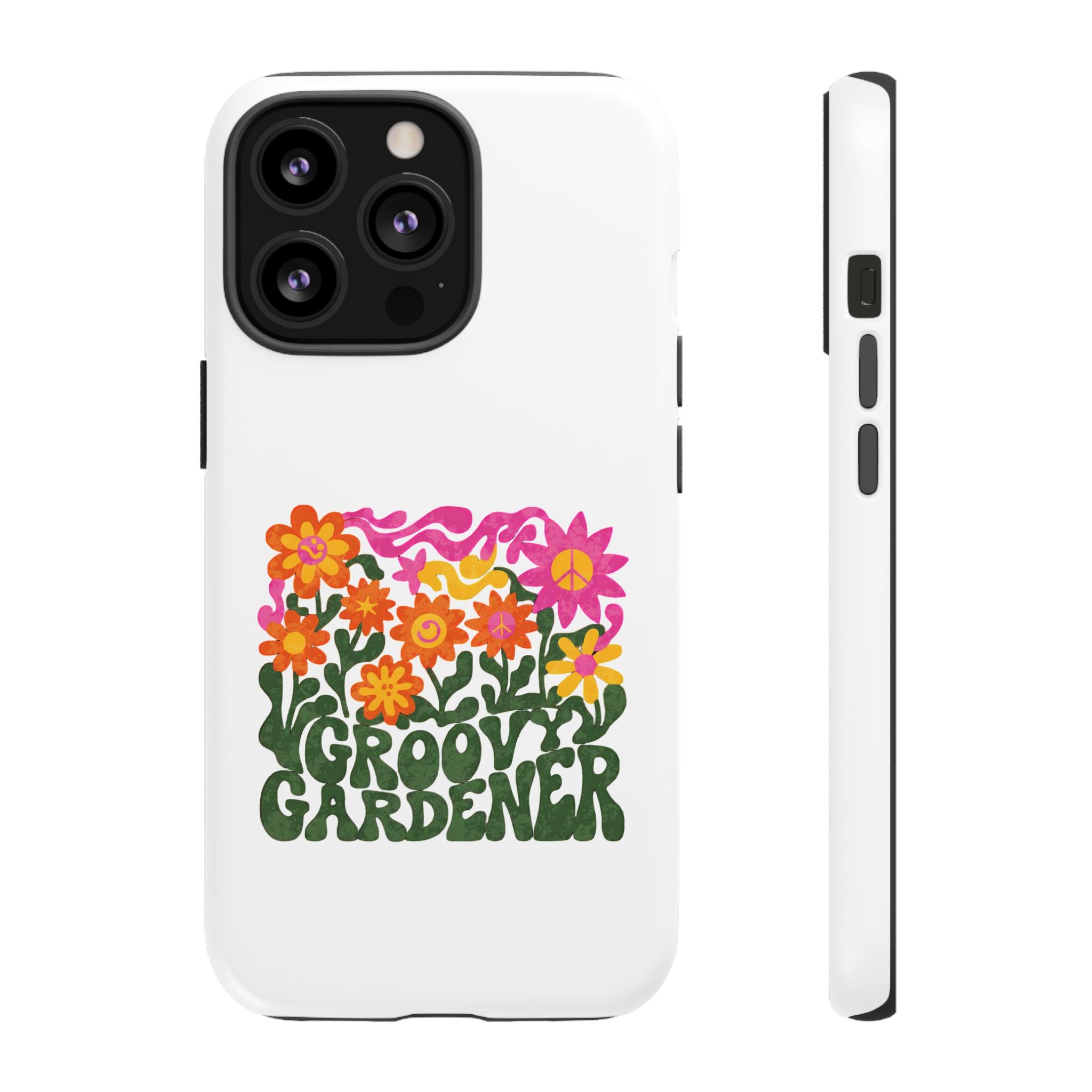 Groovy Gardener Phone Case - Retro Floral iPhone Cover