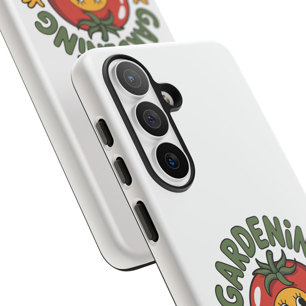Gardening Skills Phone Case — Cute Tomato Plant Lover Protective Cover
