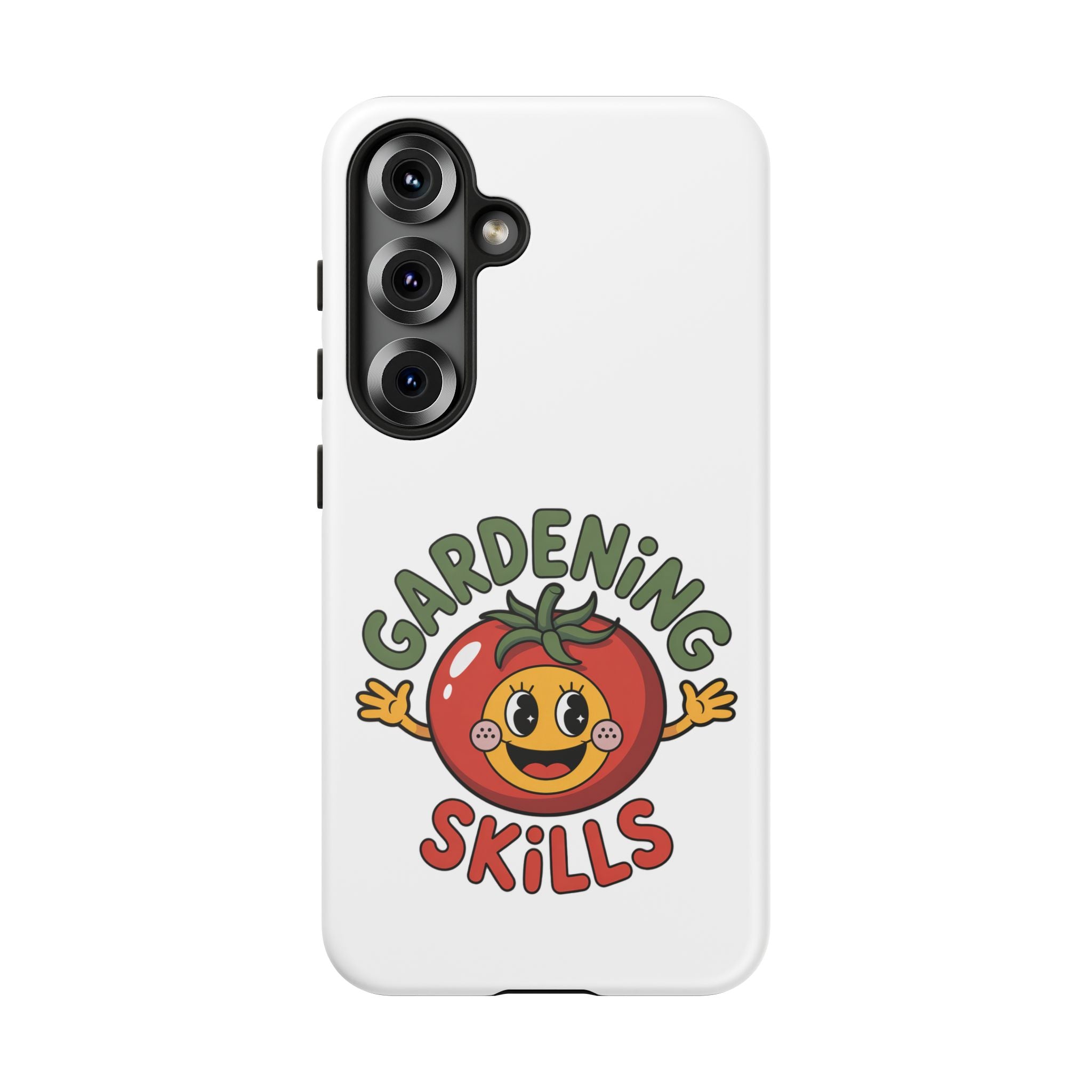 Gardening Skills Phone Case — Cute Tomato Plant Lover Protective Cover