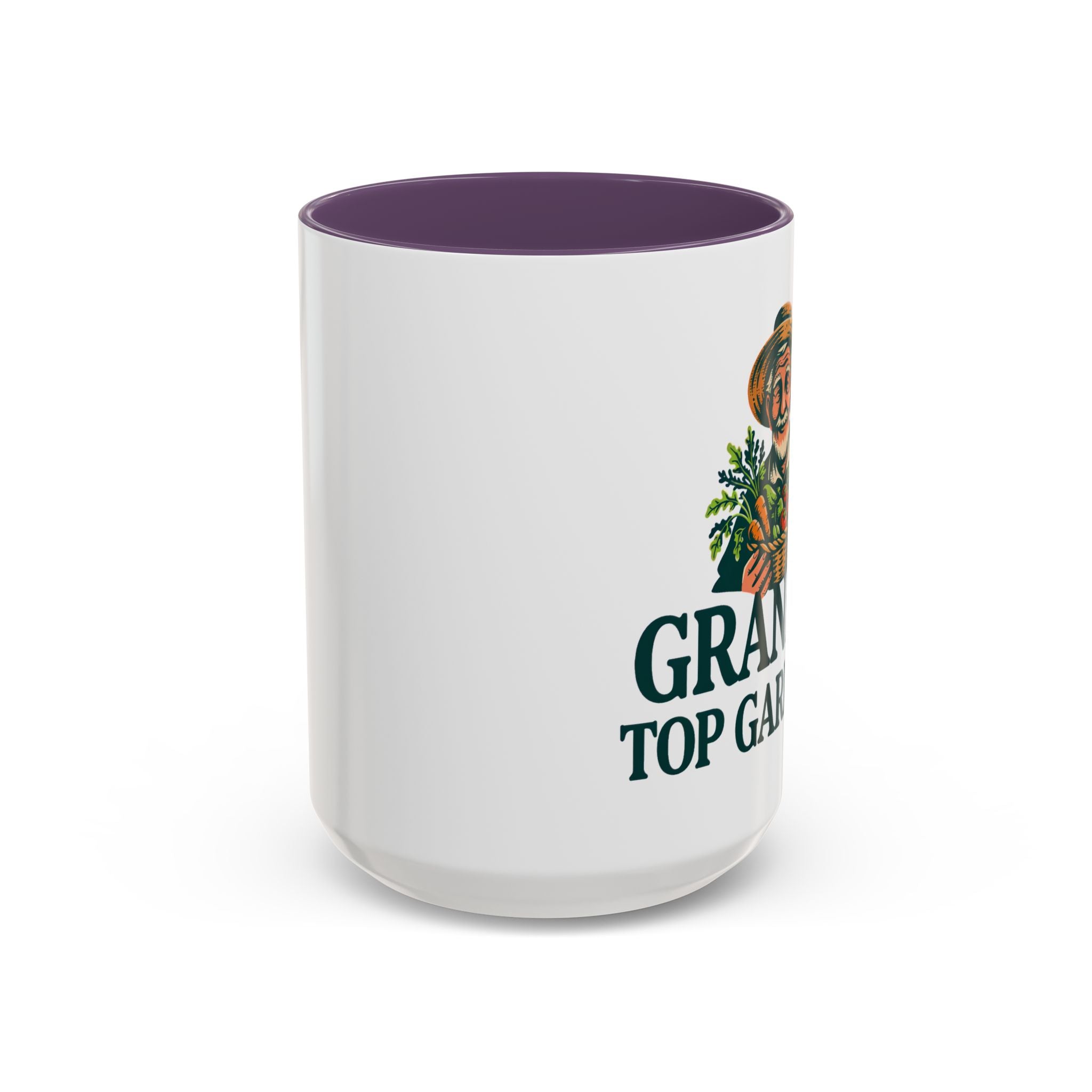 Grandad Top Gardener Accent Coffee Mug — 11/15oz Gift for Gardeners
