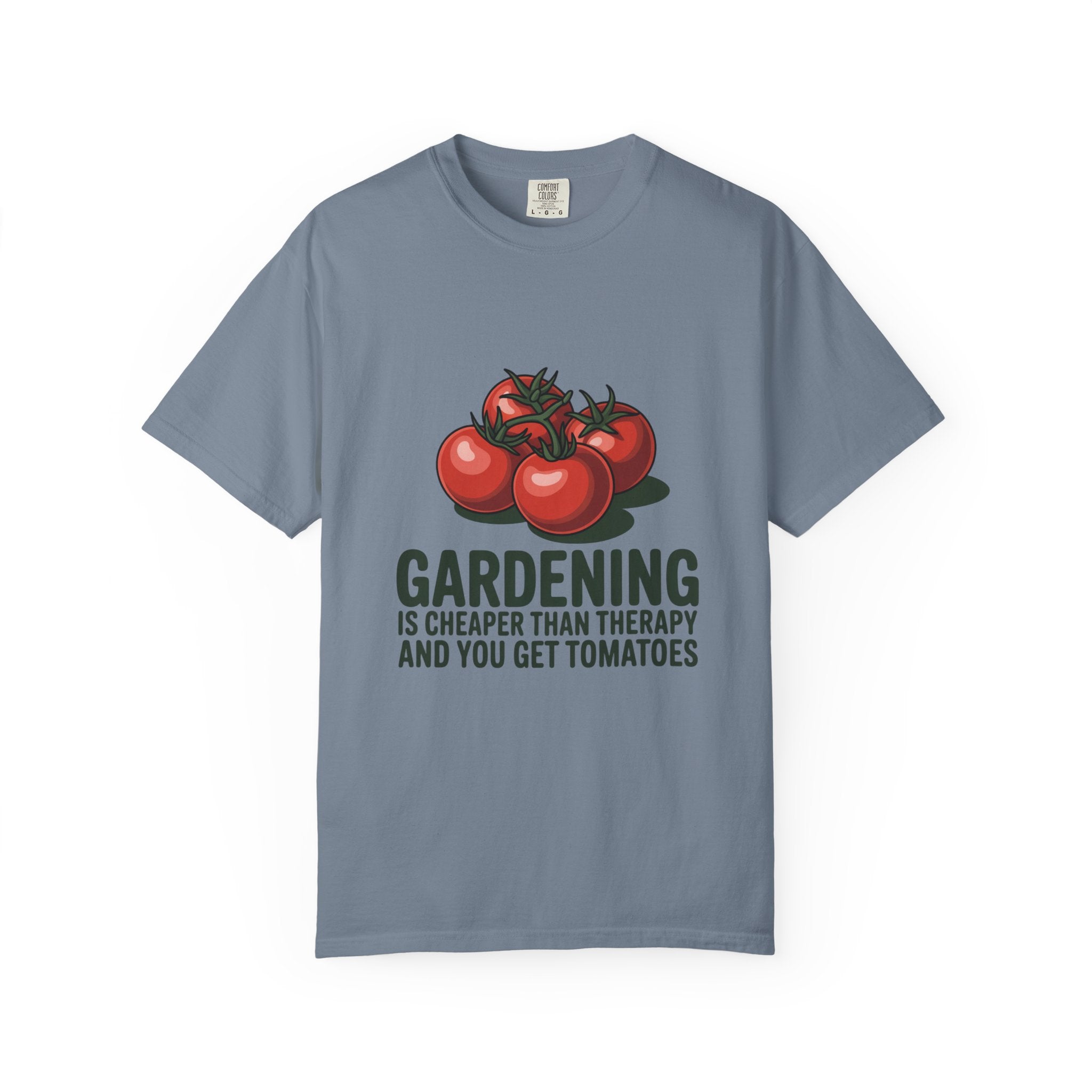 Gardening Is Cheaper Than Therapy T-Shirt – Funny Tomato Gardeners Tee