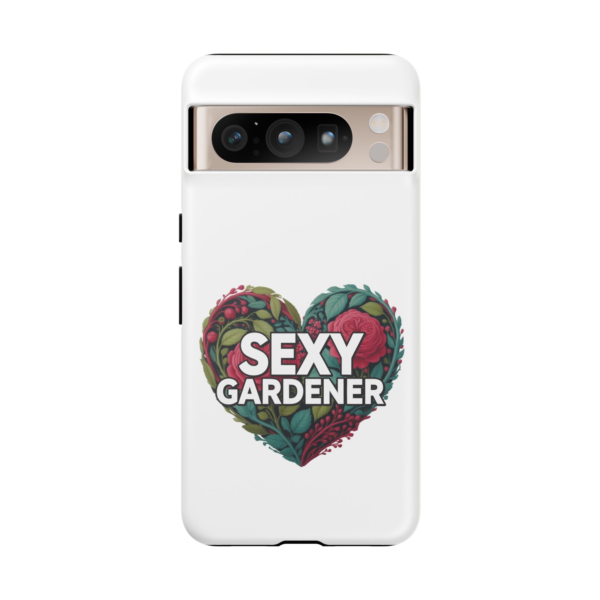 Sexy Gardener Phone Case — Floral Heart Garden Lover Tough Case