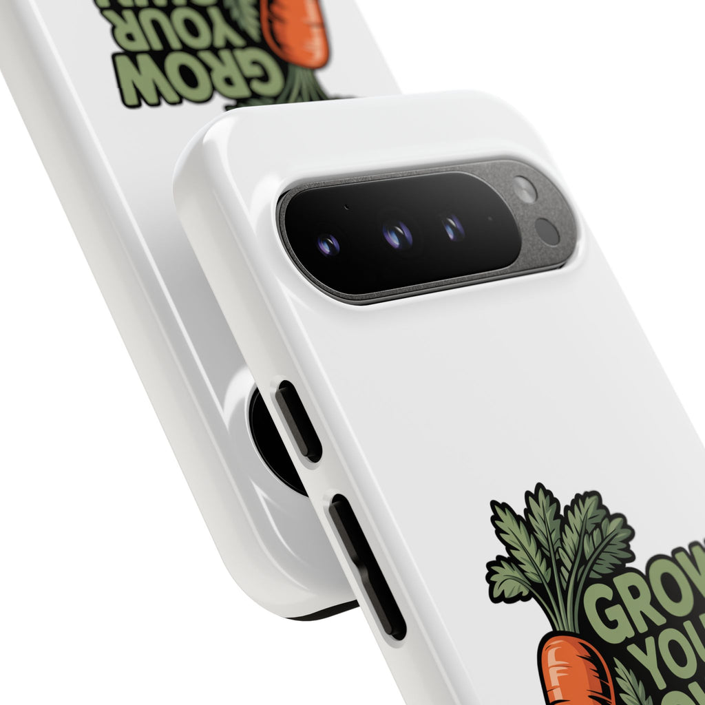 Grow Your Own Vegetables Phone Case — Gardening Carrot Potato Tomato Design