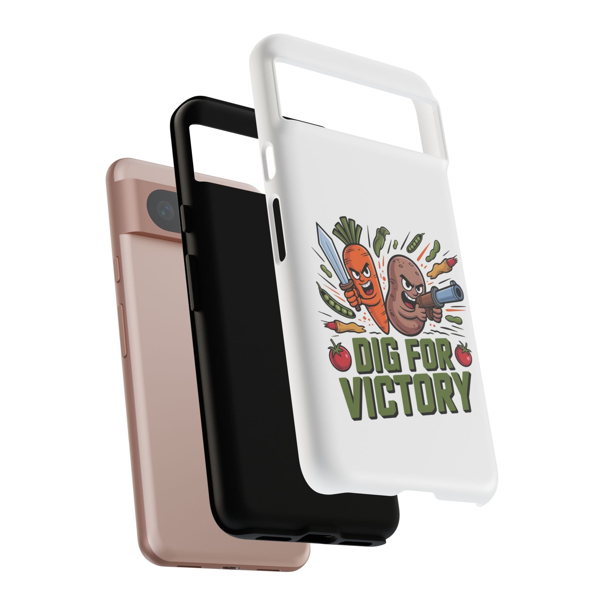 Phone Case — 'Dig For Victory' Veggie Combat Garden Design