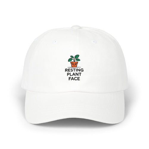 Dad Cap — "Resting Plant Face" Plant Lover Hat
