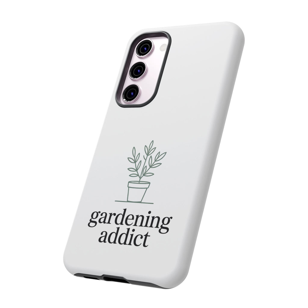 Phone Case — 'gardening addict' Minimal Plant Design