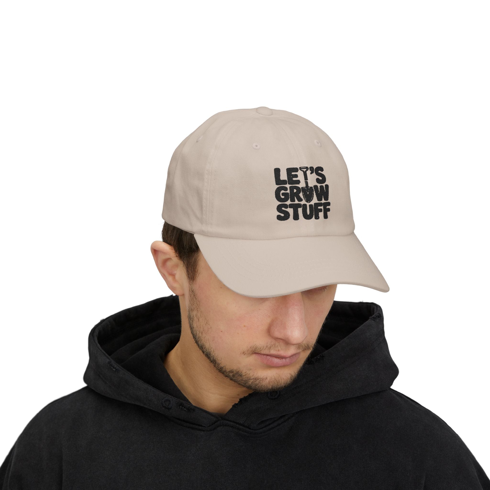 Let's Grow Stuff Dad Cap — Gardening Hat for Plant Lovers