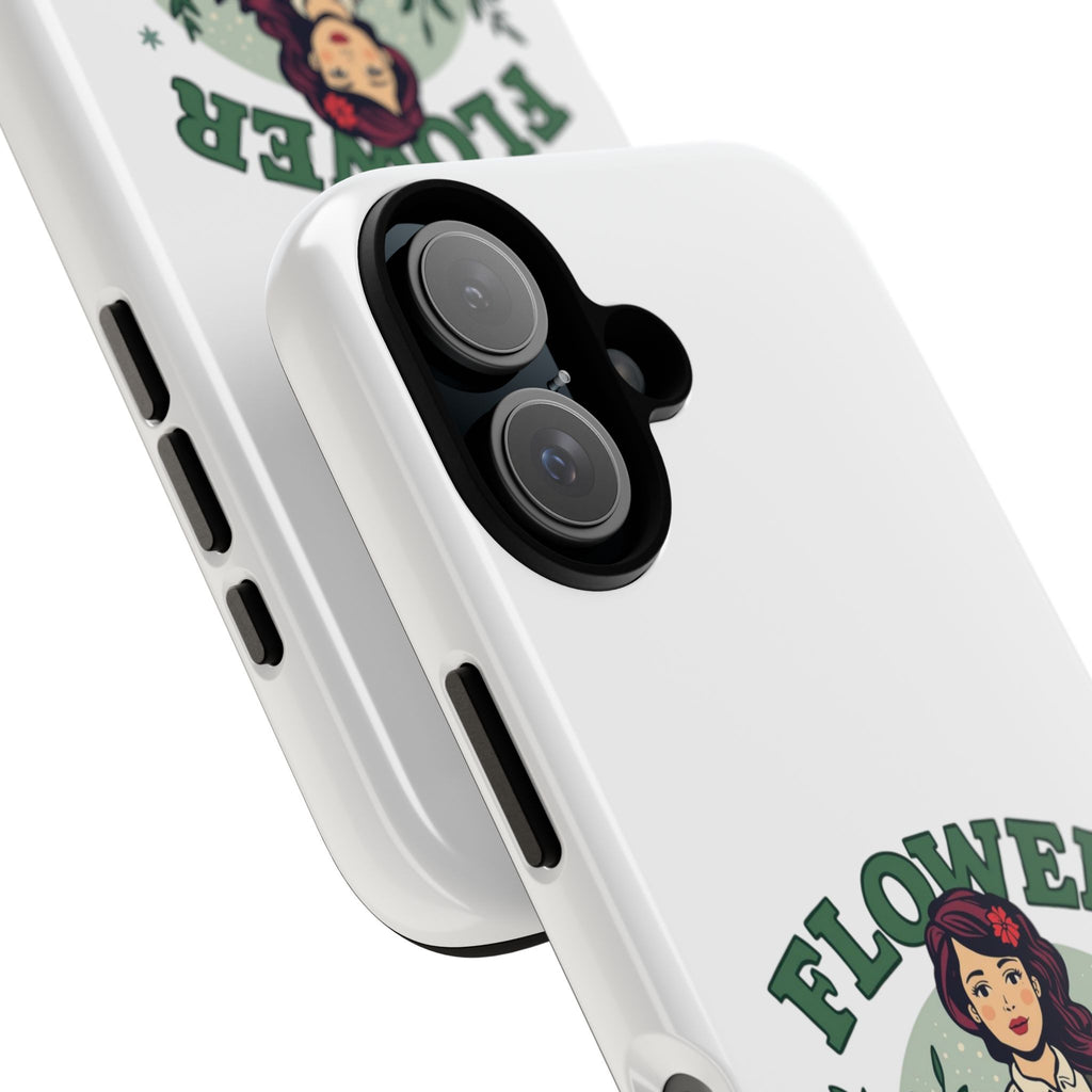 Phone Case - 'Flower Power' Retro Gardener Floral Protective Case