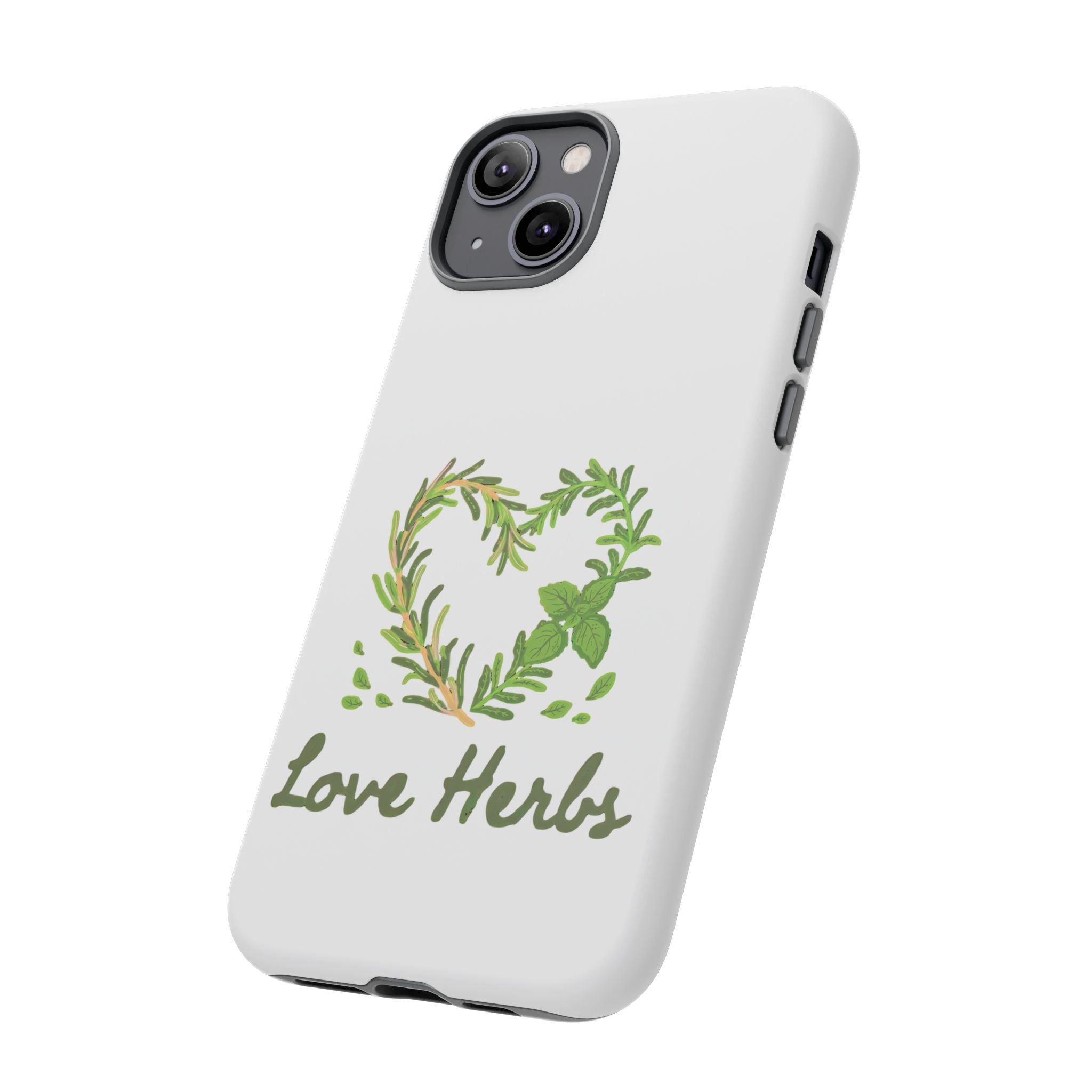 Herb Heart Phone Case - "Love Herbs" Botanical iPhone Cover