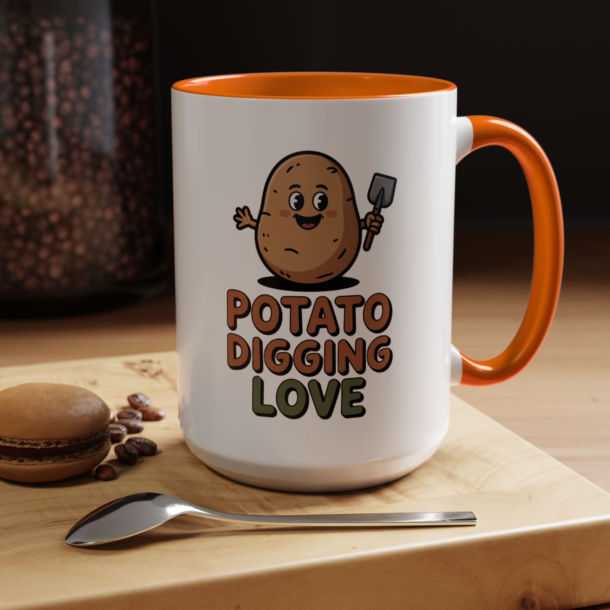 Potato Digging Love Coffee Mug — Cute Gardening Mug (11/15oz)