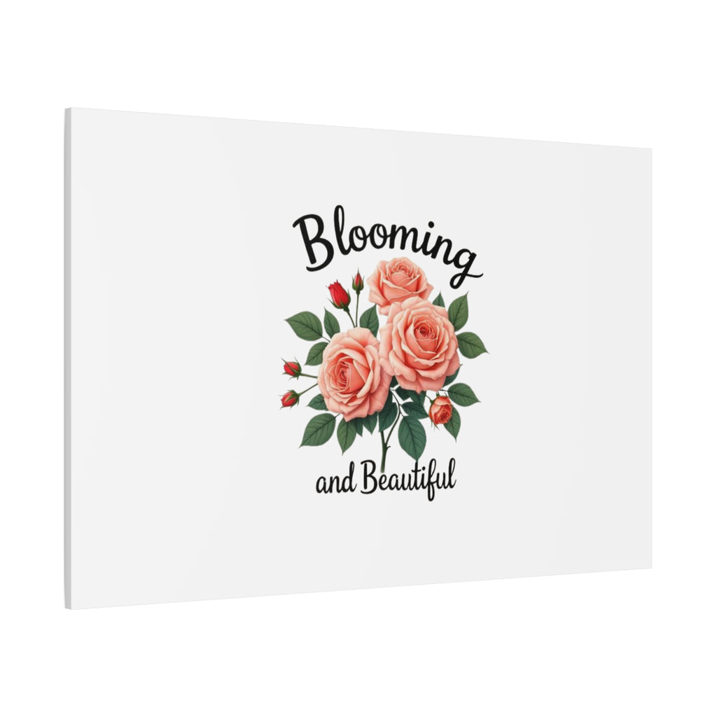 Blooming and Beautiful Rose Bouquet Canvas Wall Art