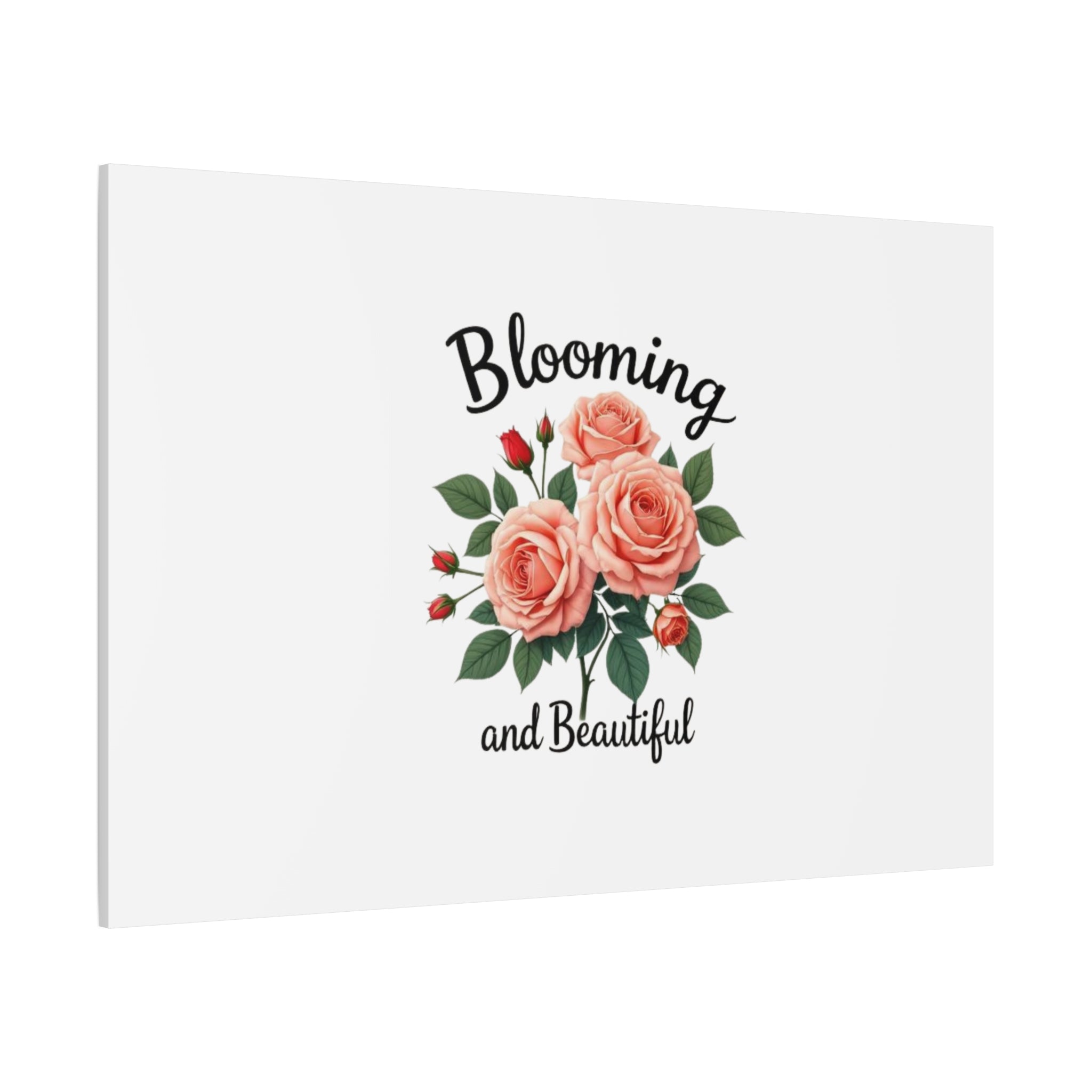 Blooming and Beautiful Rose Bouquet Canvas Wall Art