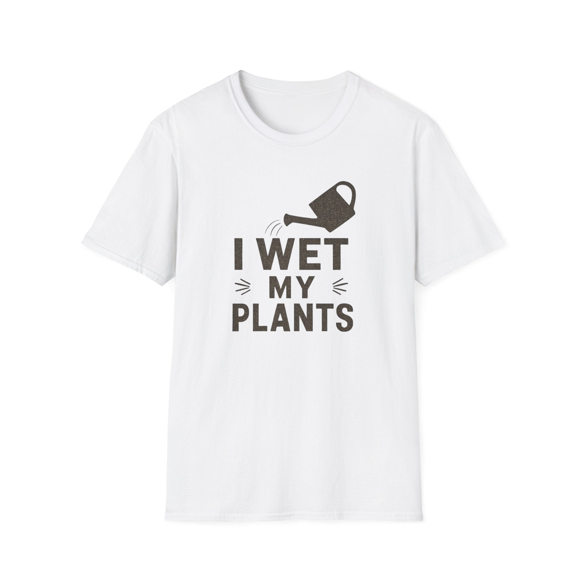 I Wet My Plants T-Shirt – Funny Gardening Tee with Watering Can Graphic