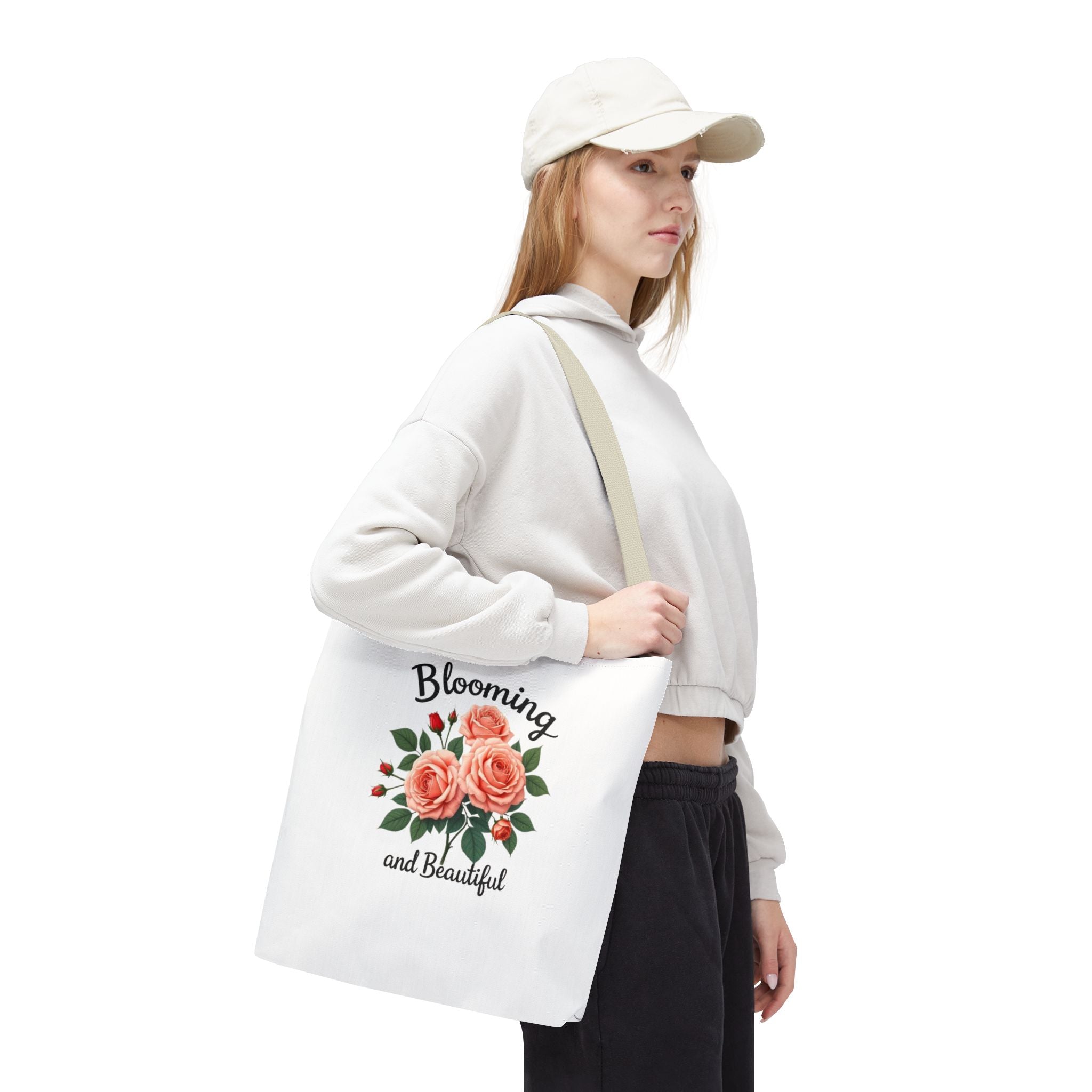 Blooming and Beautiful Floral Tote Bag