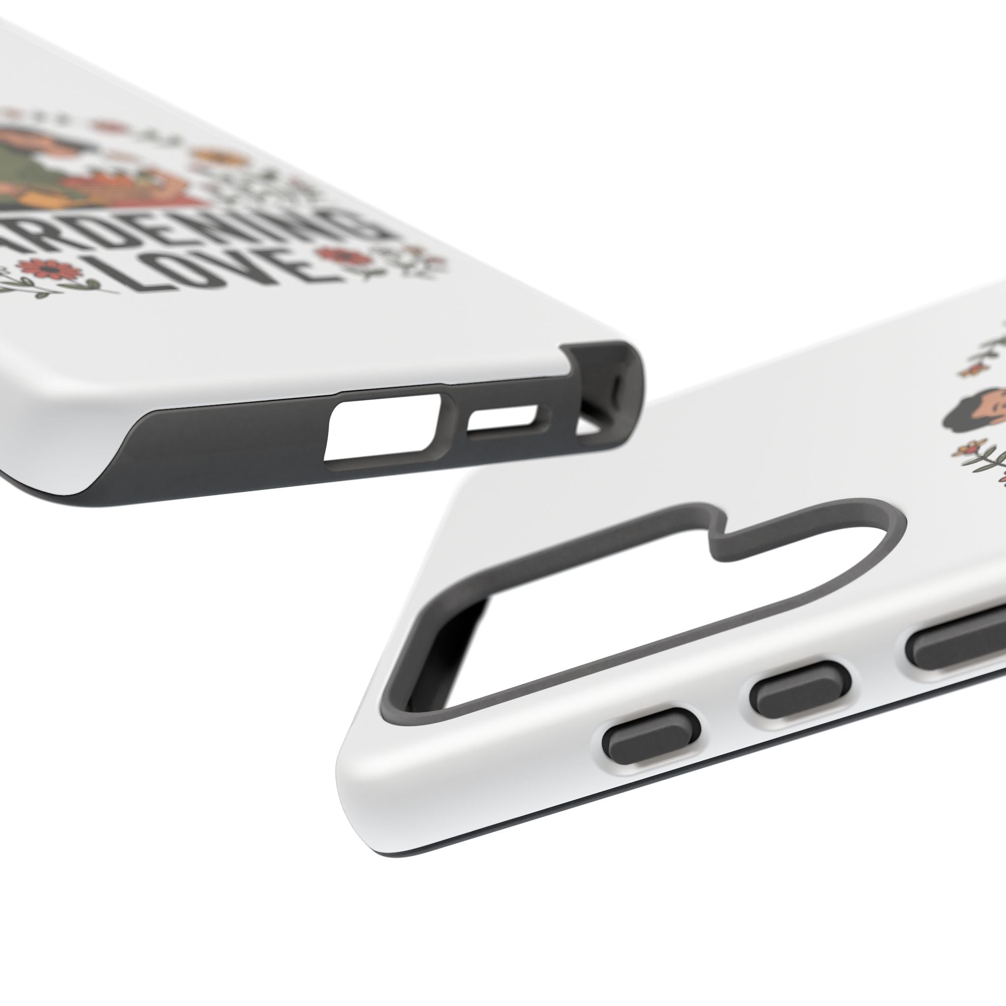 Gardening Love Phone Case — Floral Couple Protective Phone Cover