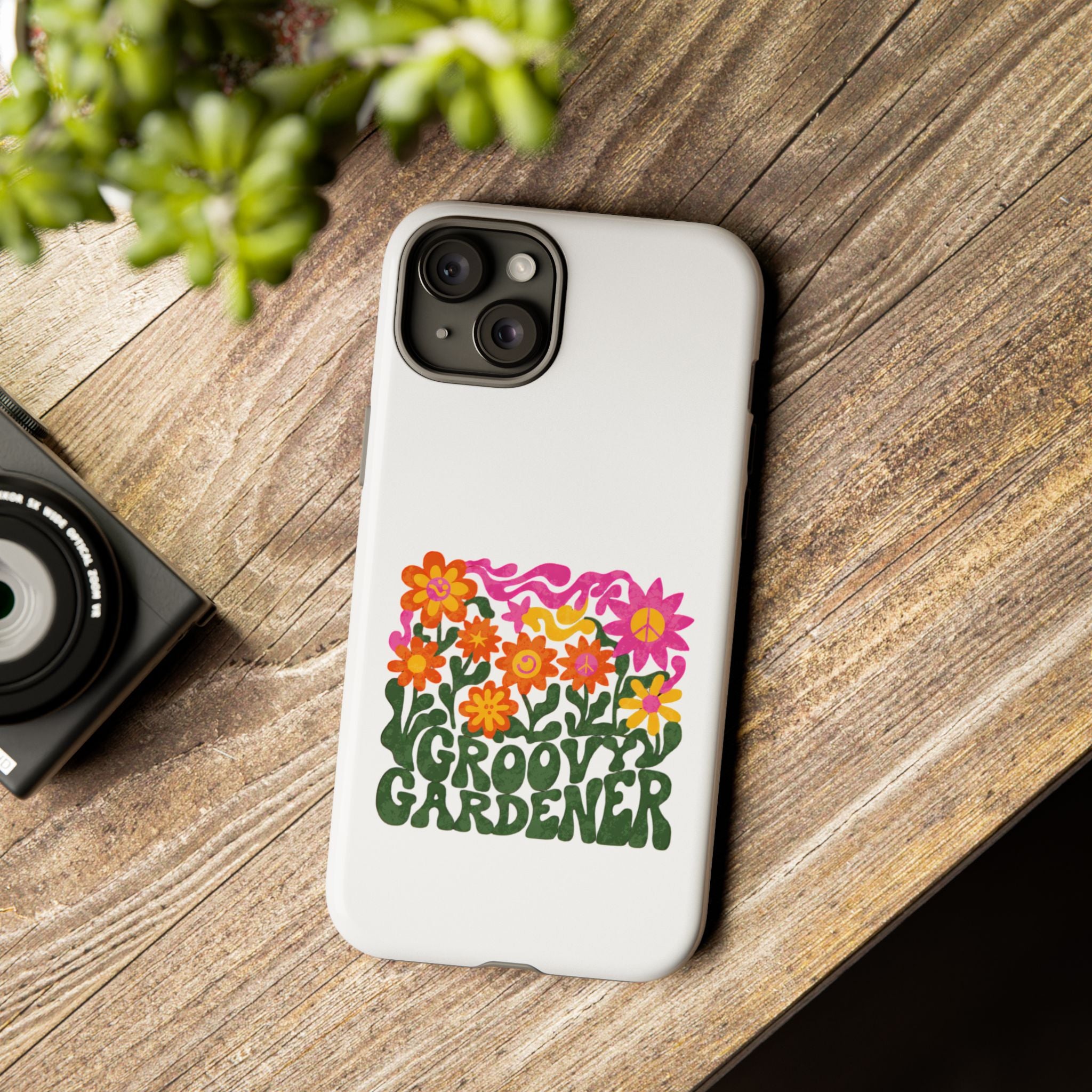 Groovy Gardener Phone Case - Retro Floral iPhone Cover