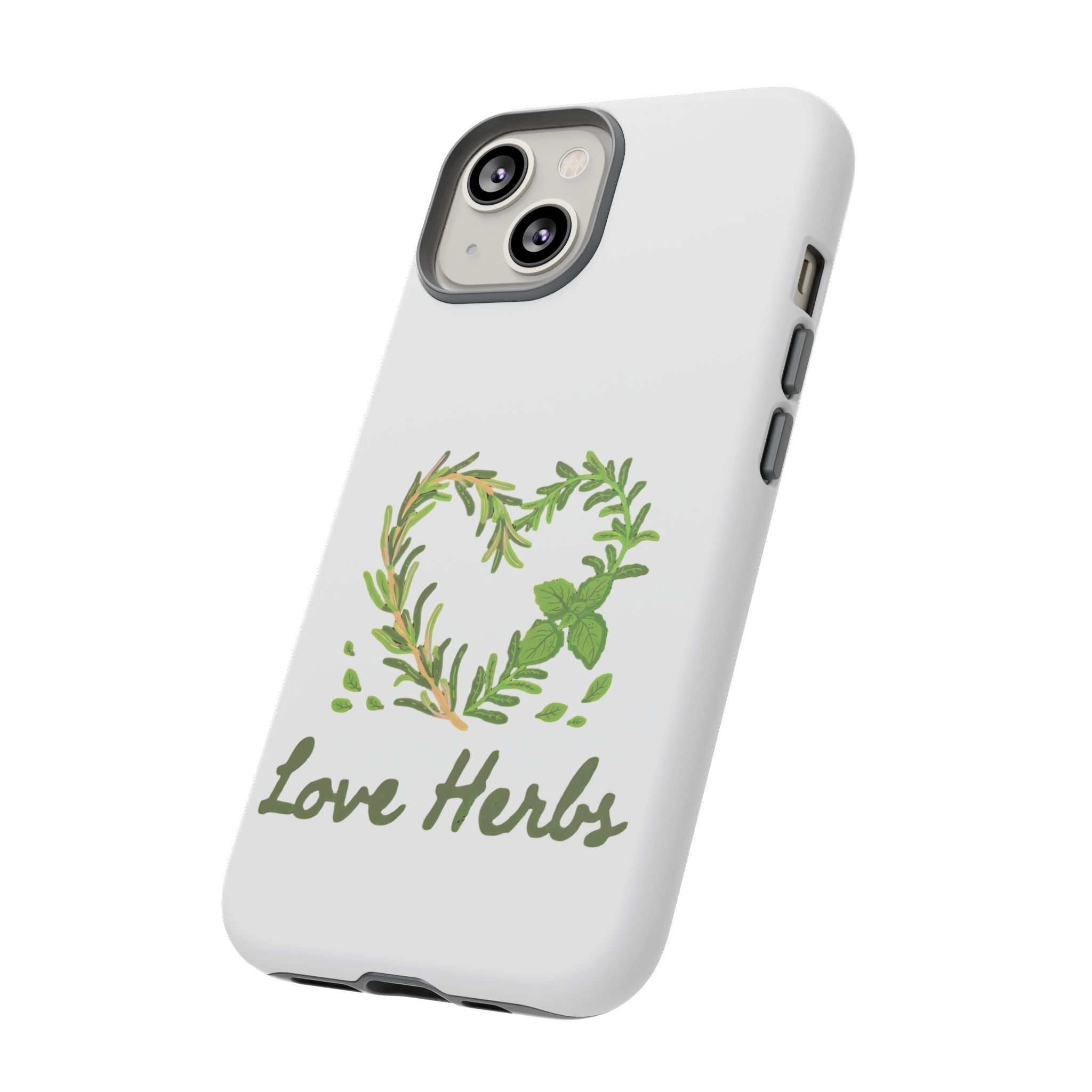 Herb Heart Phone Case - "Love Herbs" Botanical iPhone Cover