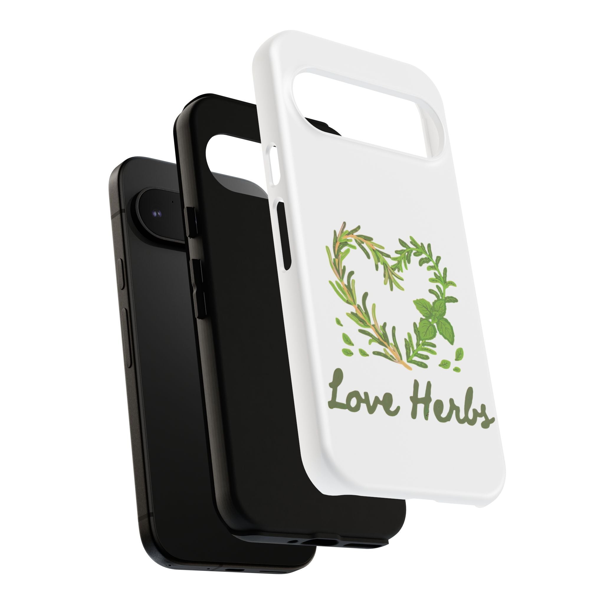 Herb Heart Phone Case - "Love Herbs" Botanical iPhone Cover