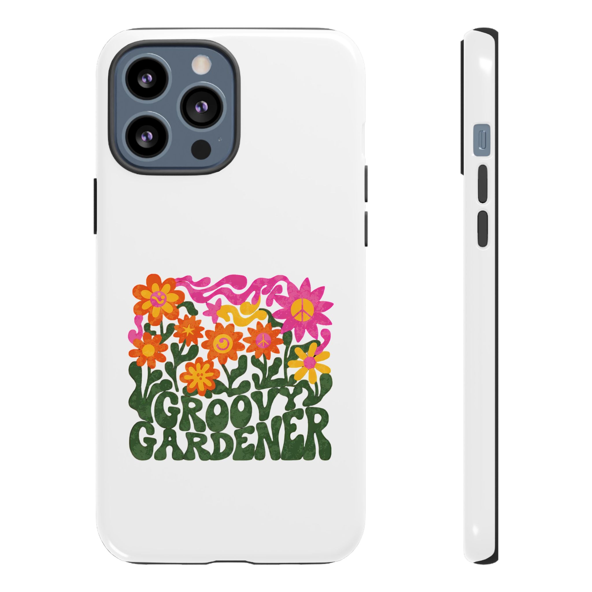 Groovy Gardener Phone Case - Retro Floral iPhone Cover