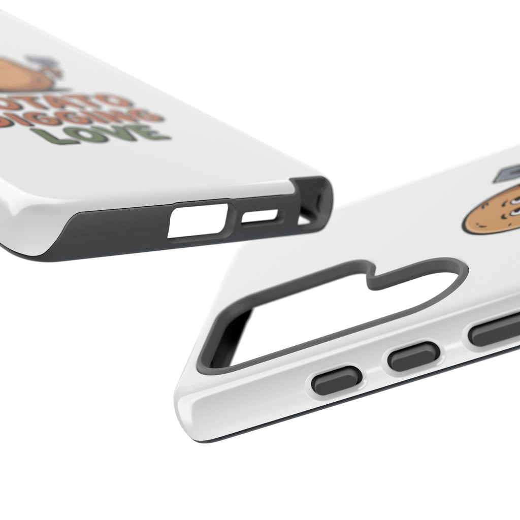 Phone Case — "Potato Digging Love" Cute Gardening Cartoon Protective Cover