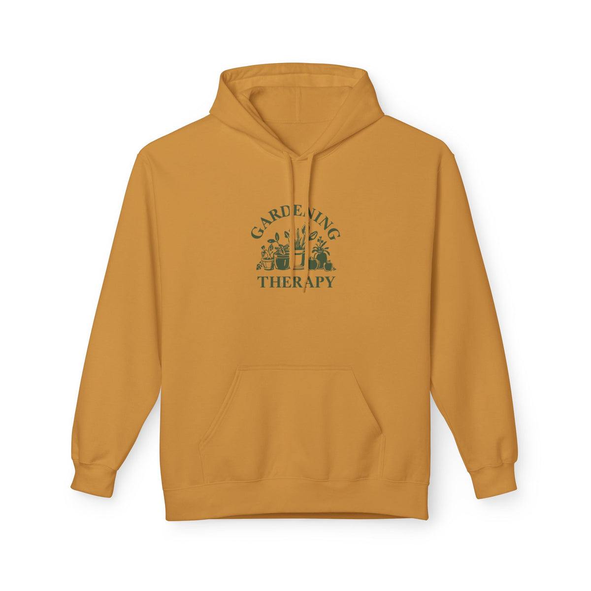 Gardening Therapy Hoodie — 'Gardening Therapy' Floral Graphic Hoodie