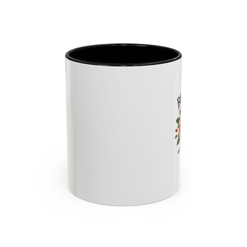 Blooming and Beautiful Accent Coffee Mug - Floral Rose Gift for Mom