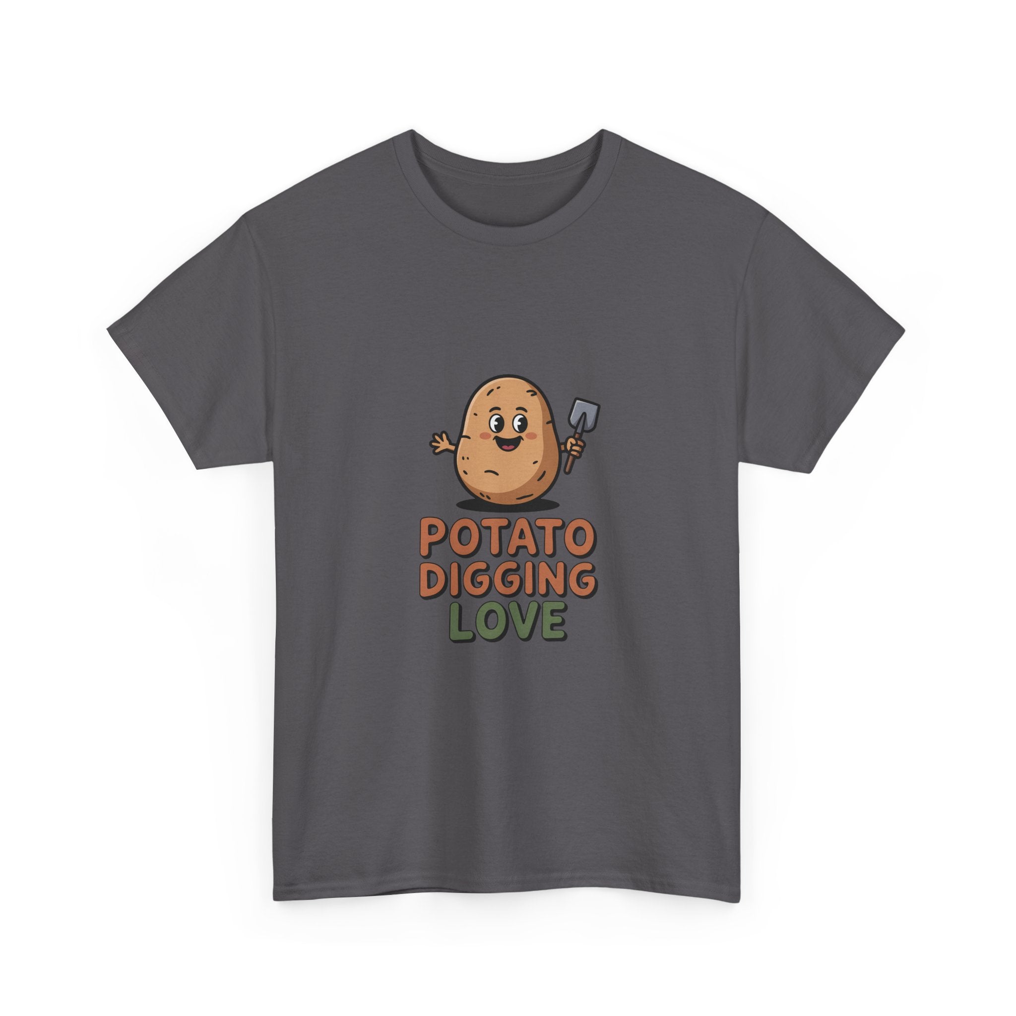 T-Shirt — "Potato Digging Love" Cute Gardening Veggie Tee