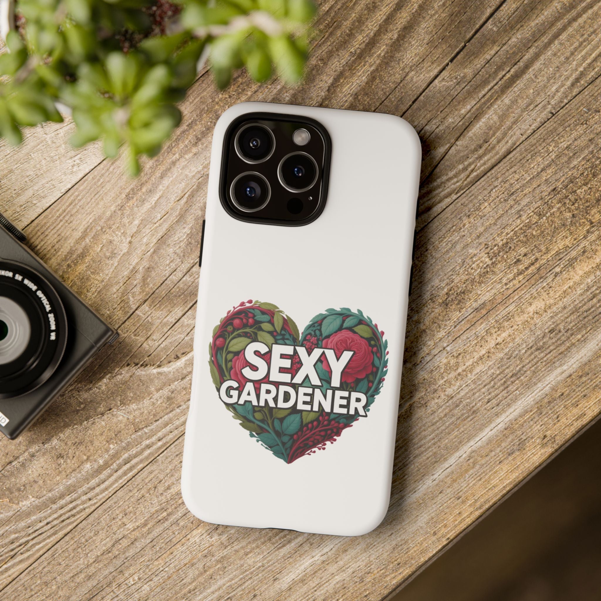 Sexy Gardener Phone Case — Floral Heart Garden Lover Tough Case
