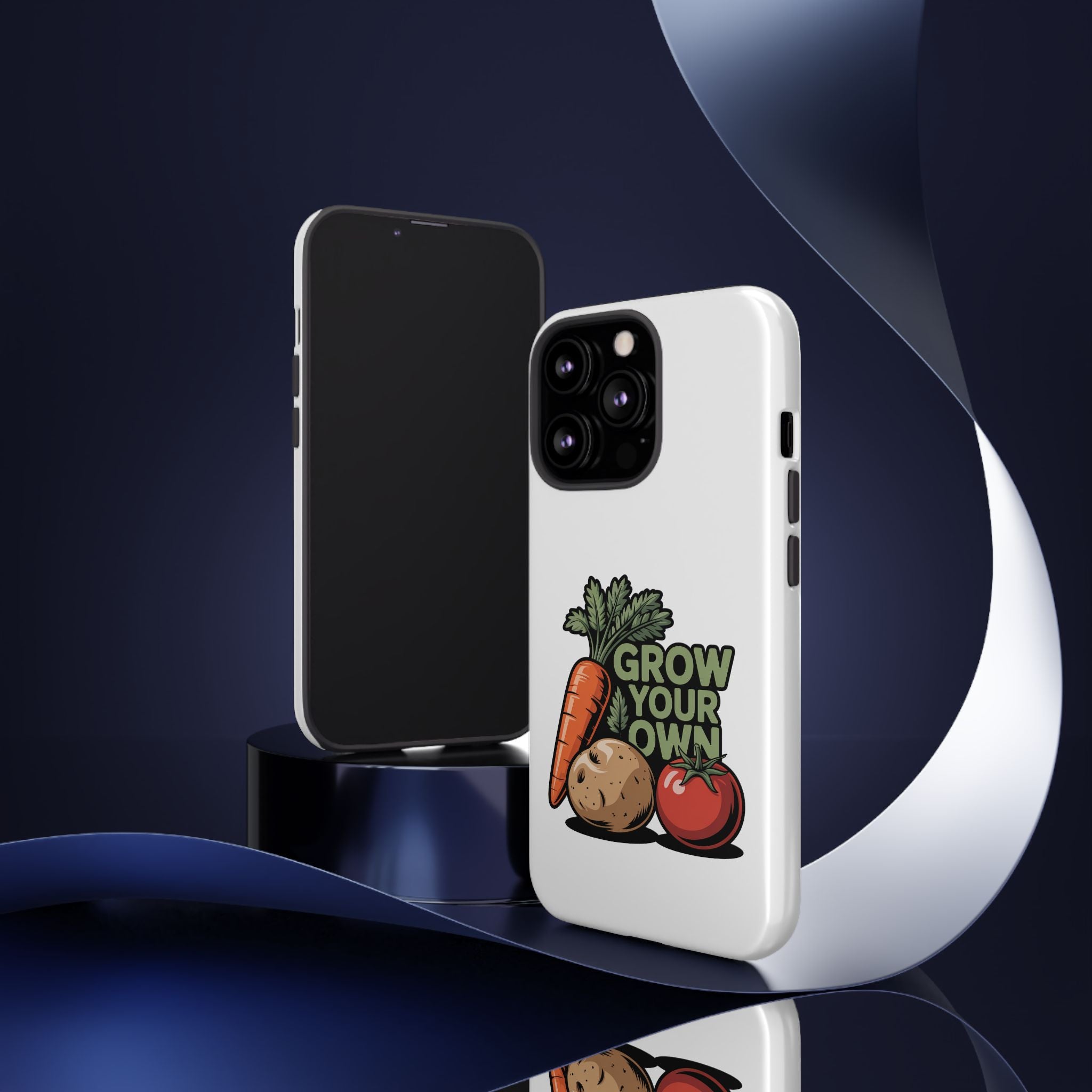 Grow Your Own Vegetables Phone Case — Gardening Carrot Potato Tomato Design