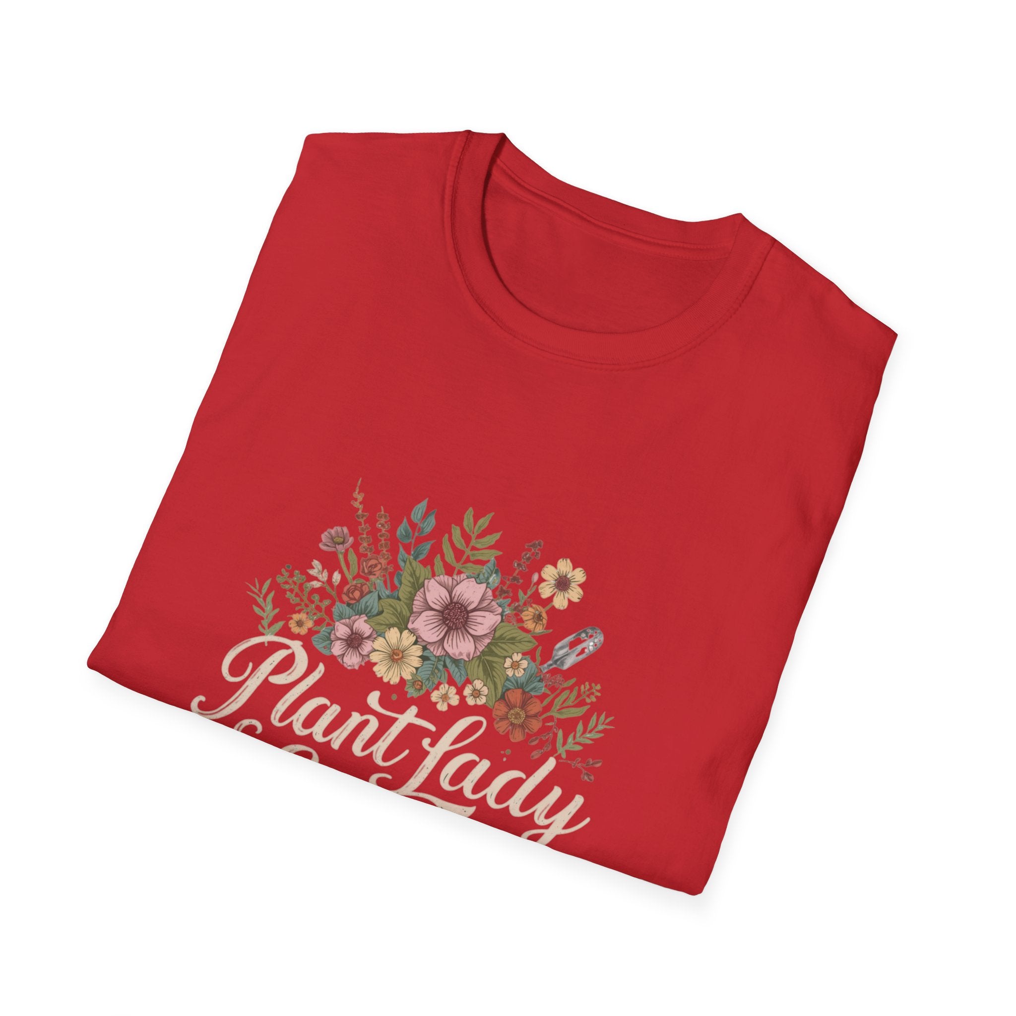 Delicate Floral T-Shirt - “Plant Lady Energy"