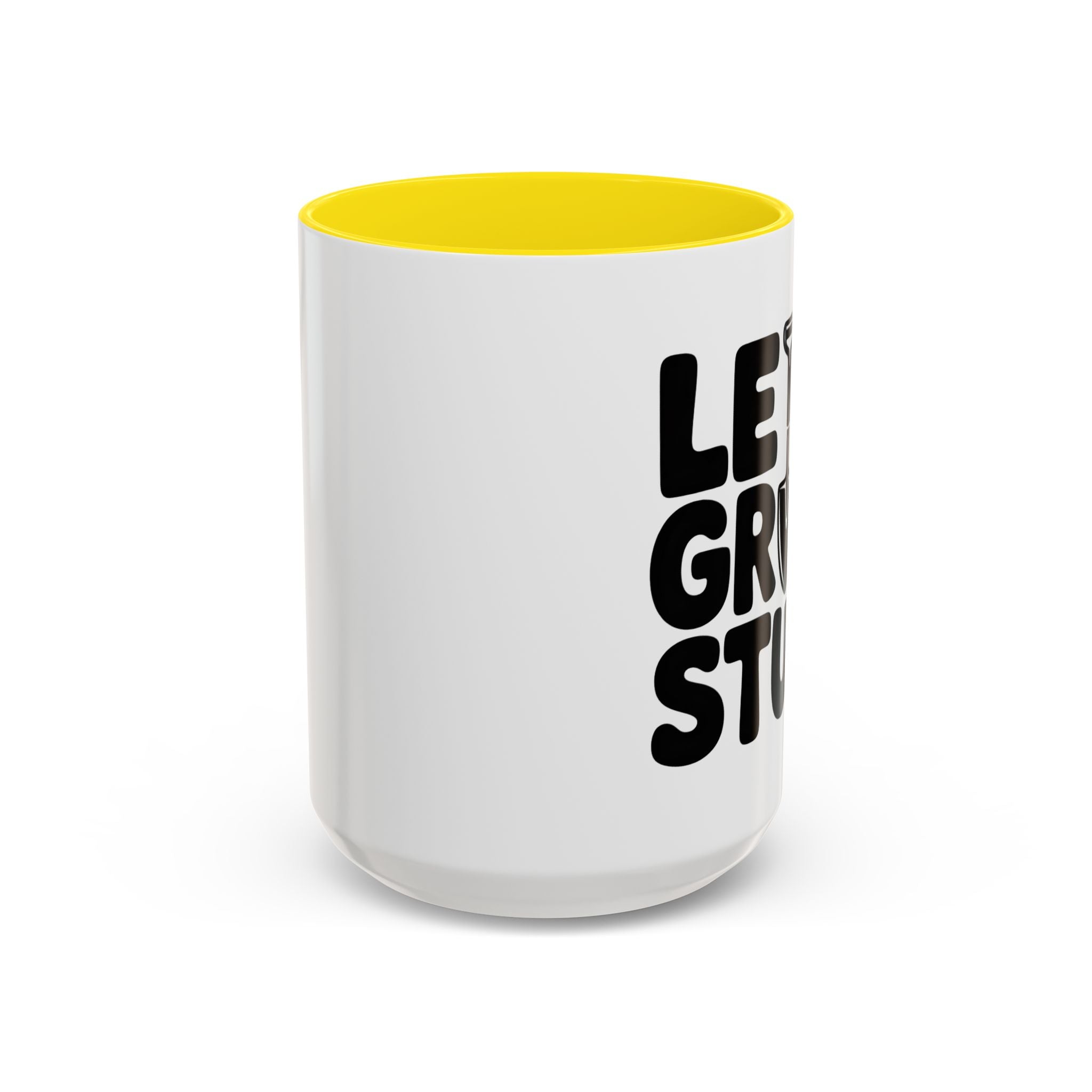 Let's Grow Stuff Coffee Mug — Gardening Mug with Shovel Graphic (11/15 oz)