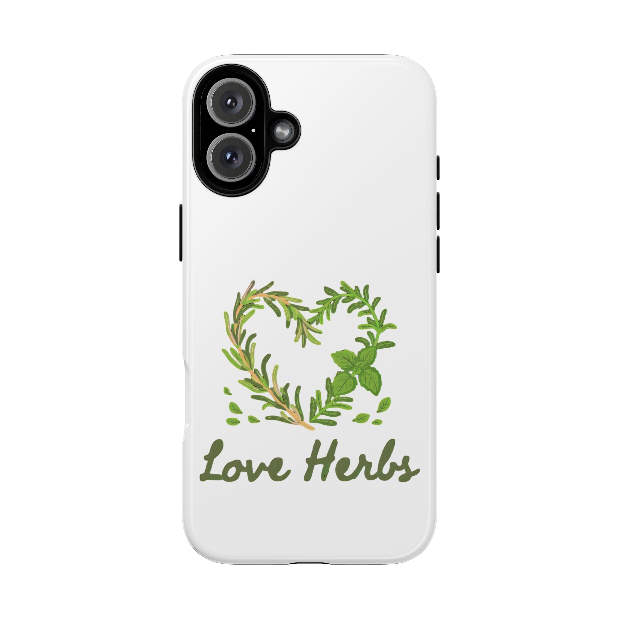 Herb Heart Phone Case - "Love Herbs" Botanical iPhone Cover