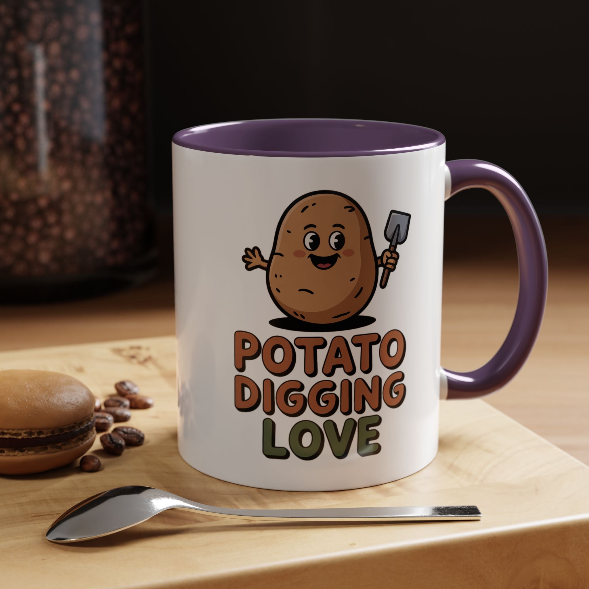 Potato Digging Love Coffee Mug — Cute Gardening Mug (11/15oz)