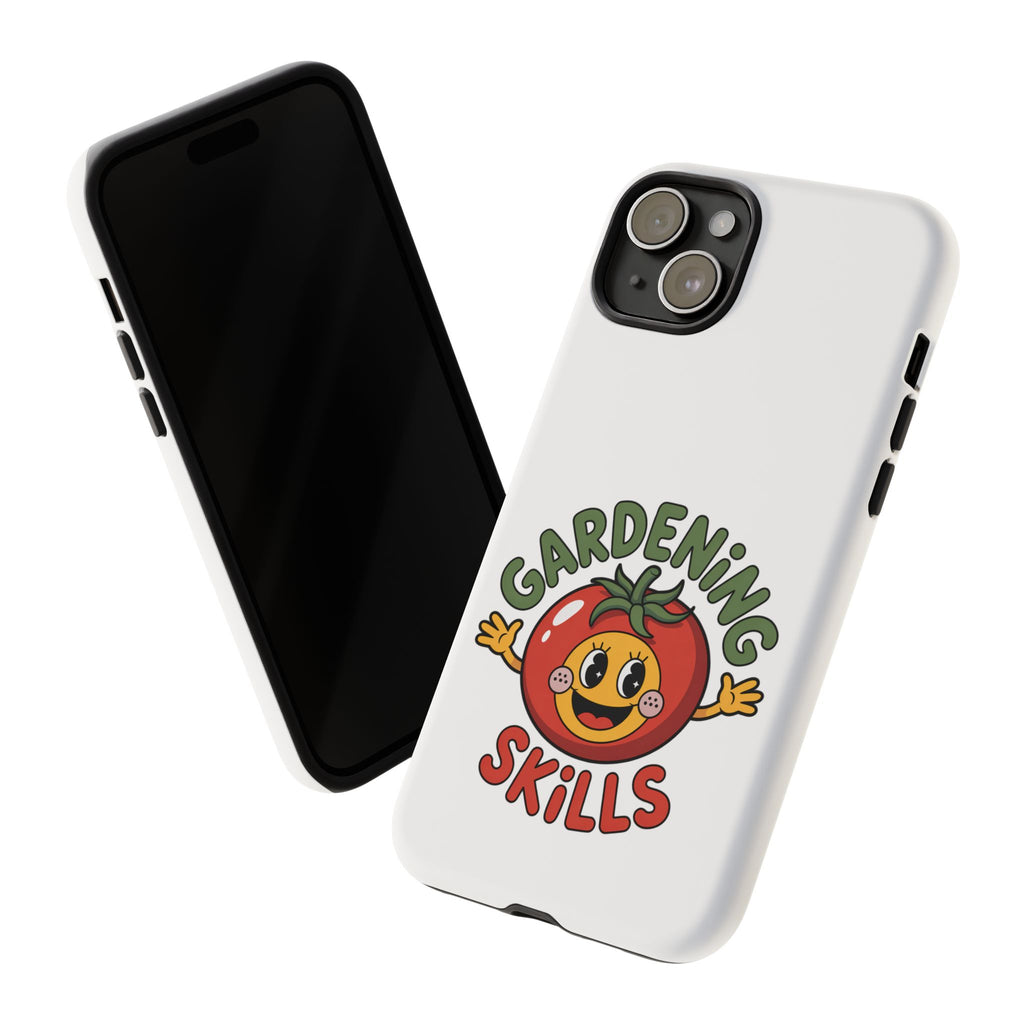 Gardening Skills Phone Case — Cute Tomato Plant Lover Protective Cover