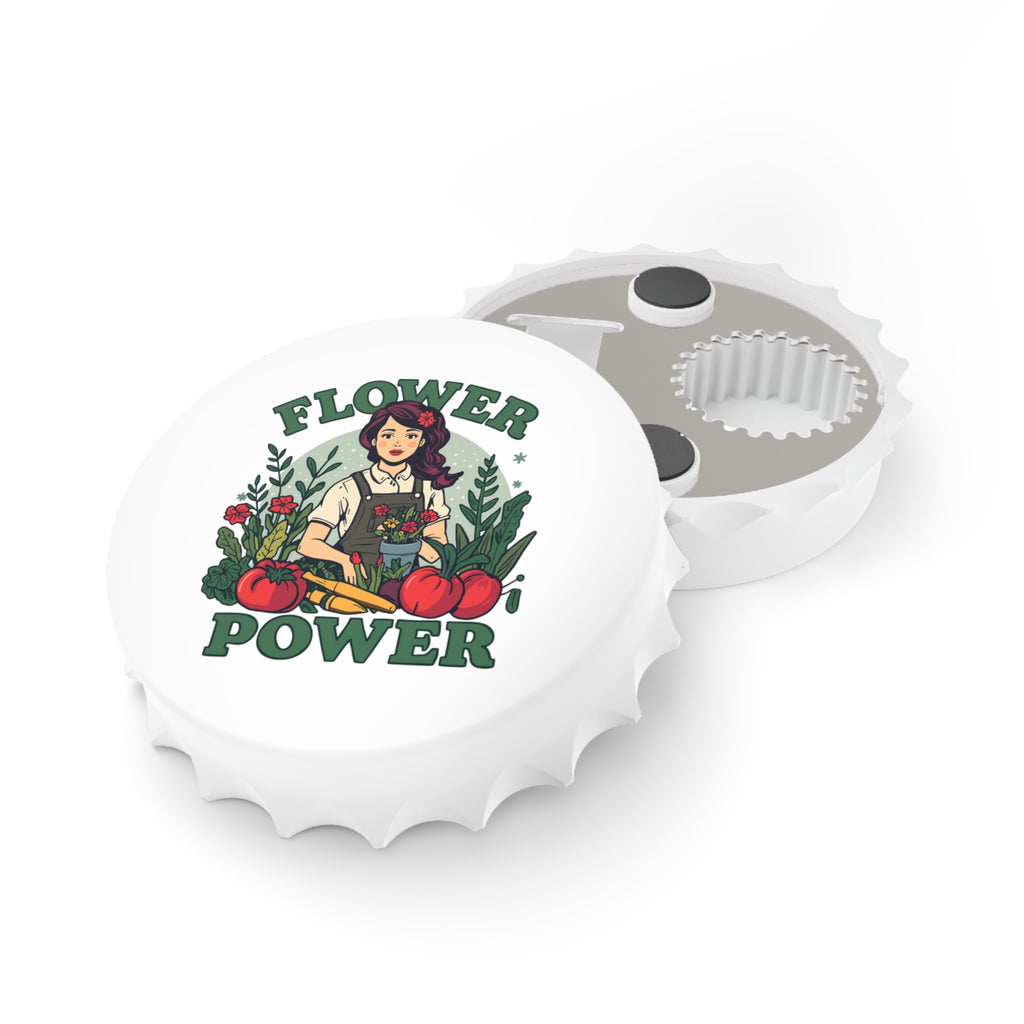 Flower Power Bottle Opener | Vintage Floral Design