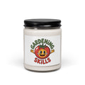 Gardening Skills Soy Candle — 9oz Scented Jar (Tomato Design)