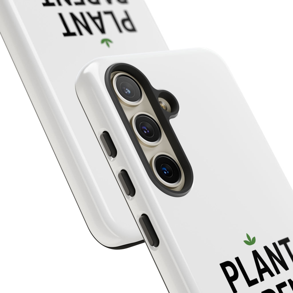 Plant Parent Tough Phone Case – Minimalist Plant Lover Protective Cover
