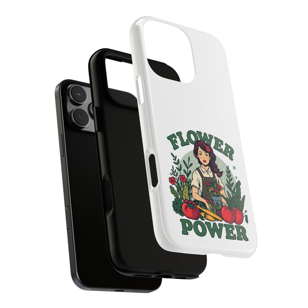 Phone Case - 'Flower Power' Retro Gardener Floral Protective Case