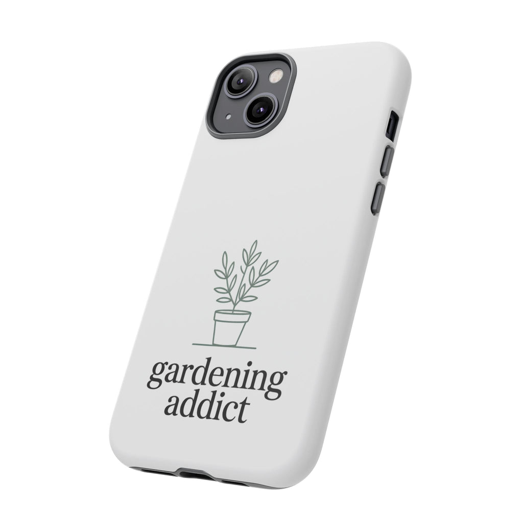 Phone Case — 'gardening addict' Minimal Plant Design