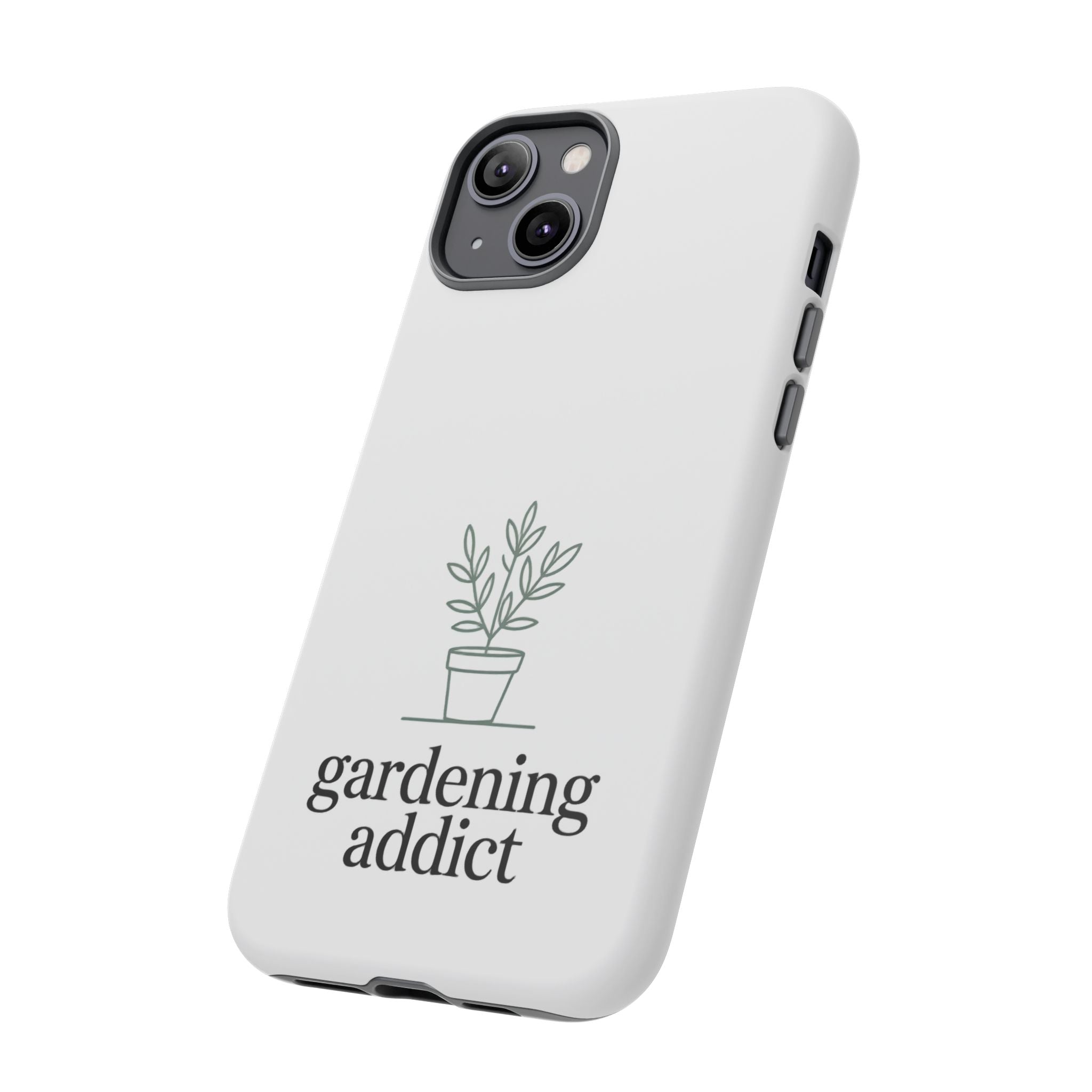 Phone Case — 'gardening addict' Minimal Plant Design