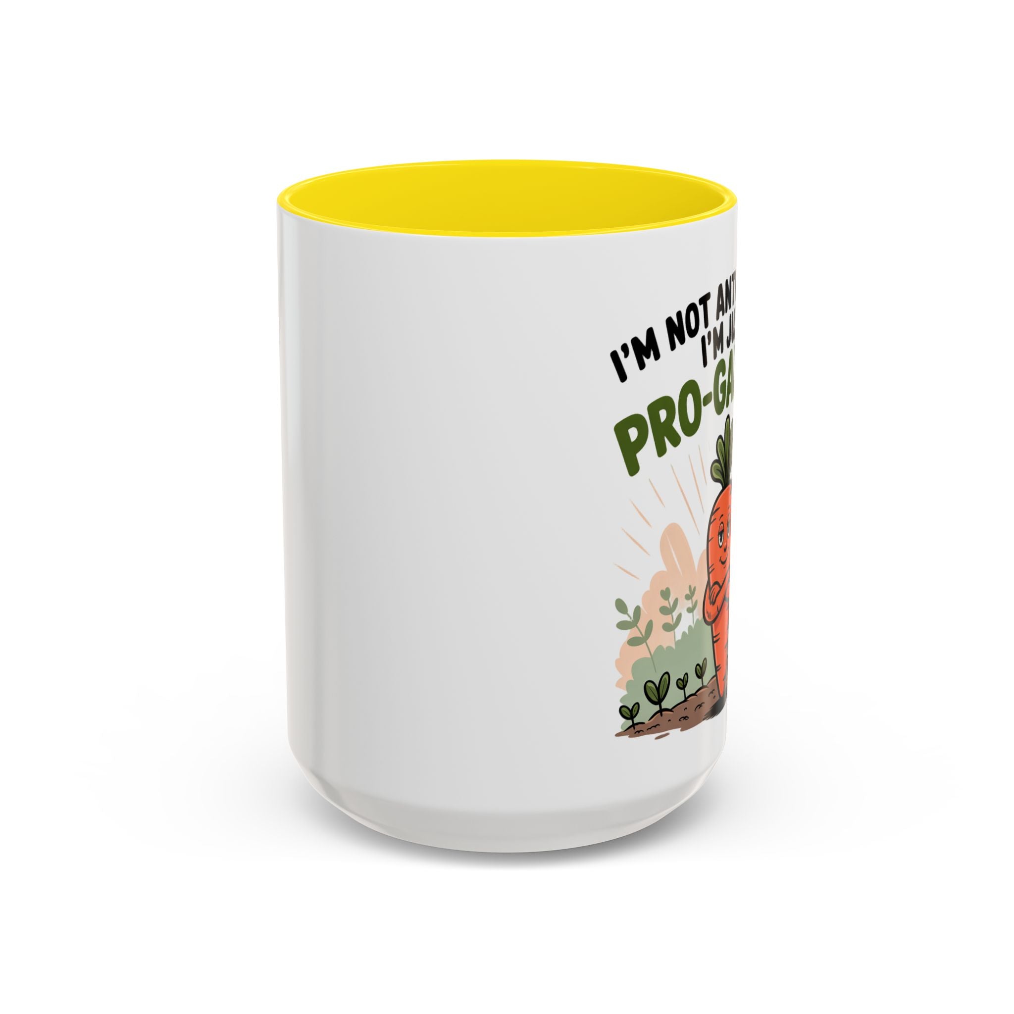 Pro-Garden Coffee Mug – "I'm Not Anti-Social; I'm Just Pro-Garden" Accent Mug