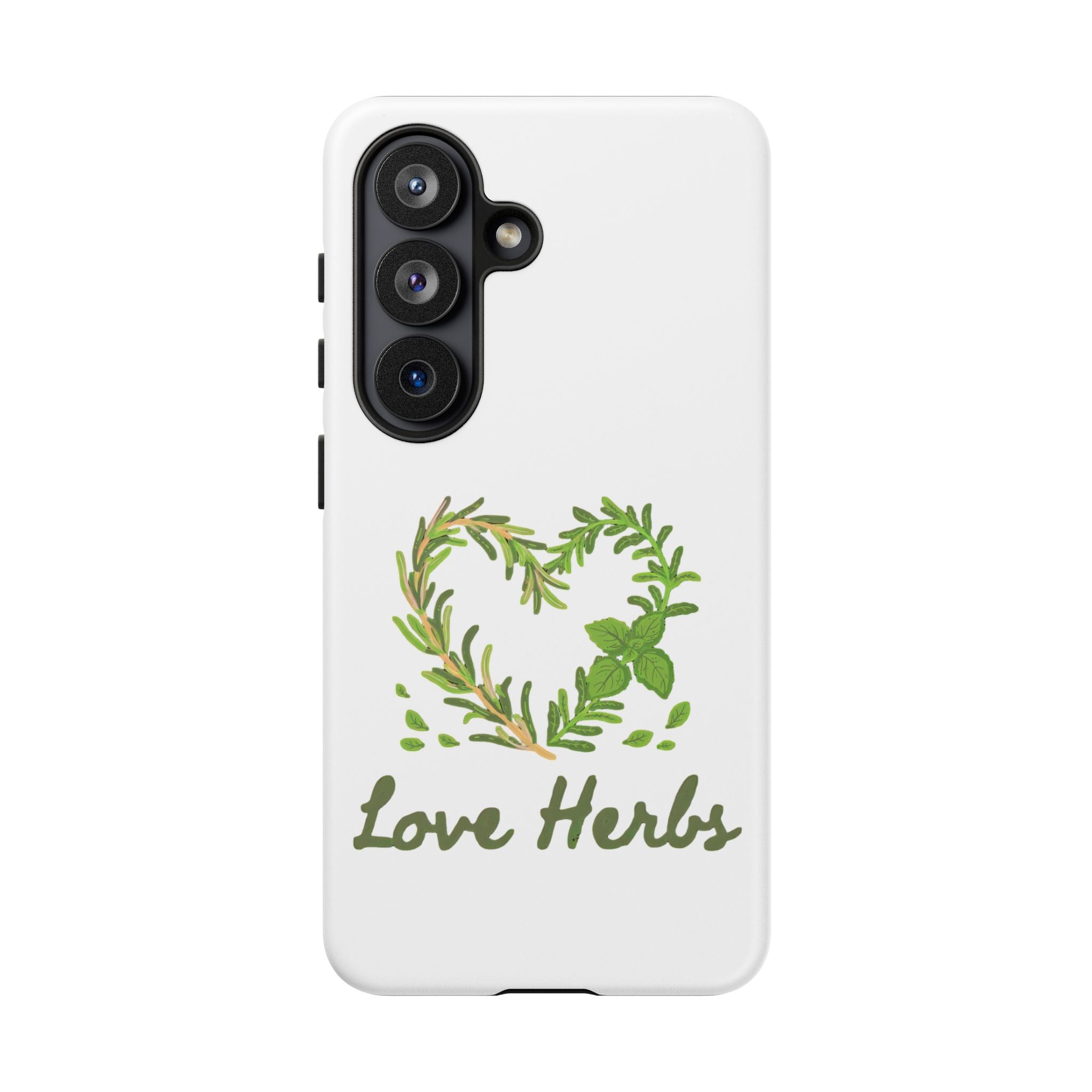 Herb Heart Phone Case - "Love Herbs" Botanical iPhone Cover
