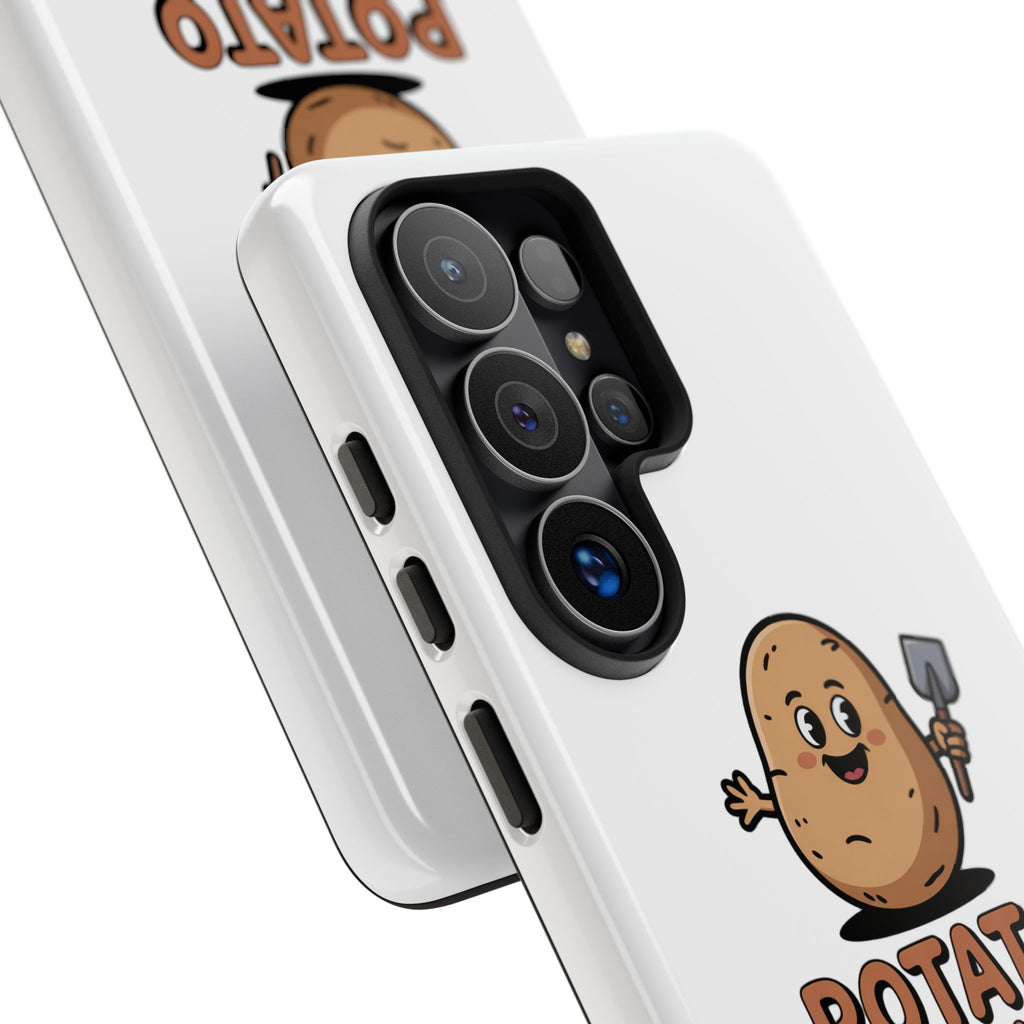 Phone Case — "Potato Digging Love" Cute Gardening Cartoon Protective Cover