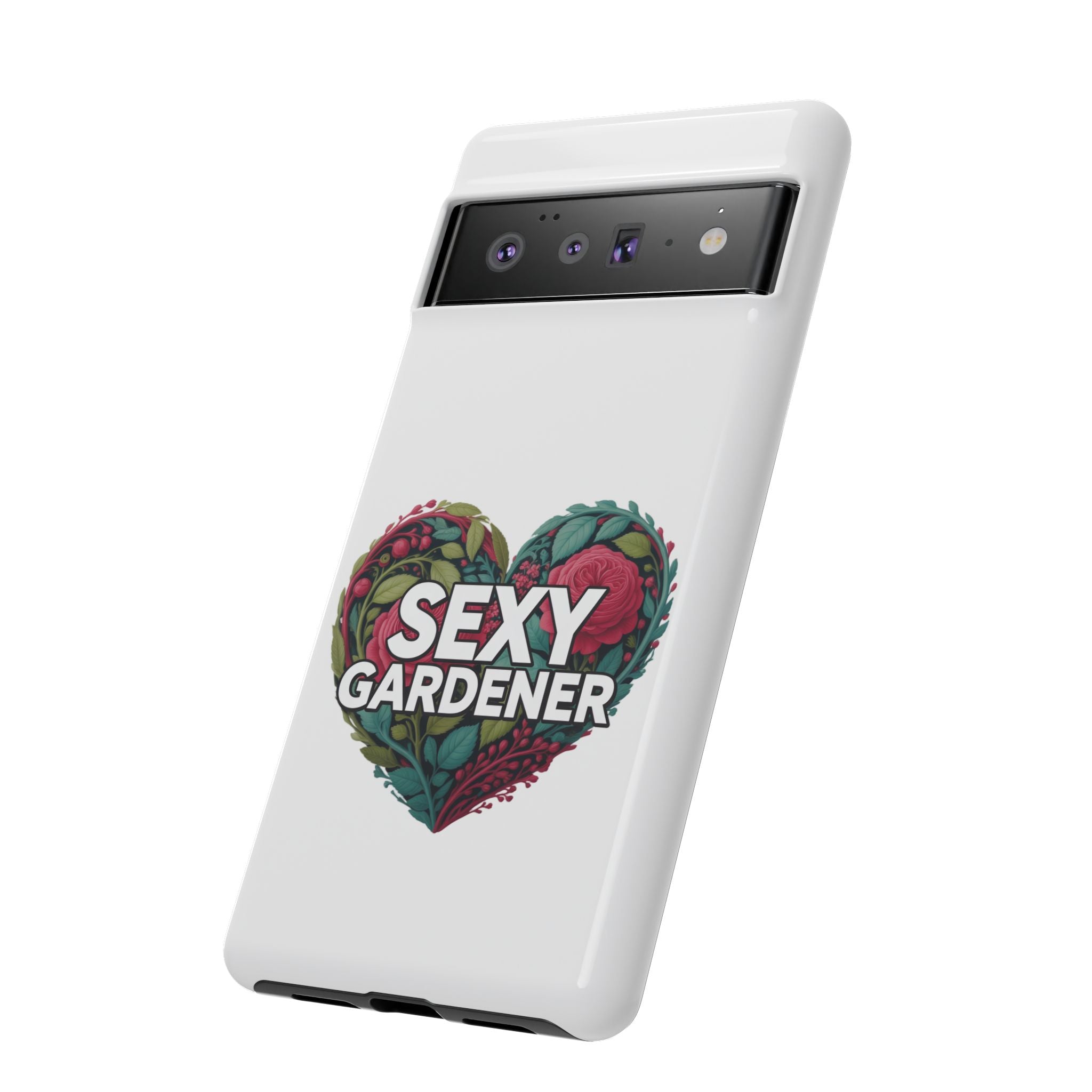 Sexy Gardener Phone Case — Floral Heart Garden Lover Tough Case